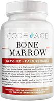 Codeage Grass Fed Bone Marrow Supplement, Cold Processed Raw Whole Bone Marrow (Bone Matrix, Marrow, Cartilage), 3000mg per Serving, 180 Capsules