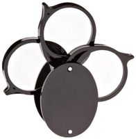 Donegan V341-T Triple Folding Pocket Magnifier, 5X, 10X, and 15X Magnification, 1-1/4" Lens diameter