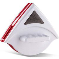 WJUKC Window Cleaner Household Glass Triangle Double-Sided rub Single-Layer Glass Wipe Strong Magnetic Window Cleaning Brush Magnetic Cleaning Tool (for 3-8mm Single-Layer Glass