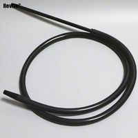 Black : Revive Hookah Hose narguile Silicone Tube Aluminium Handle Shisha Accessories Chicha Nargile 180cm Smoking Smoke Water Pipe kit