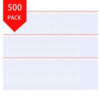 500Pcs Clear Reclosable Zipper Bags, 2 x 3 inch Small Plastic Resealable Ziplock Bags