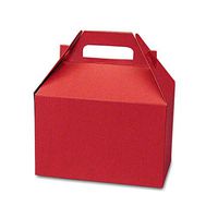 Red Gable Boxes 8 X 4-7/8 X 5-1/4 | Quantity: 100 Width 4 7/8