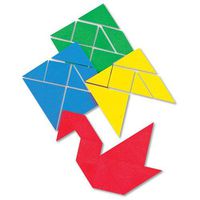 ETA hand2mind Small Plastic Tangrams, Set of 4