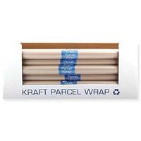 The Home Fusion Company Brown Kraft Parcel Wrap 8M X 50Cm Roll Paper Packing Wrapping Parcels Posting