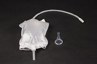 6221029 - Conveen Security + Leg Bag Levered Opening, Non-Latex Straps, 6 cm Tubing, Sterile, 17 oz, 500 mL
