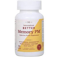 Interceuticals Better Memory PM Nighttime Brain Supplement Promotes Mitochondrial bioenergetics; Brain & Memory Functions; Sleep Quality