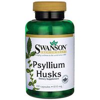 Swanson Psyllium Husks 610 Milligrams 100 Capsules