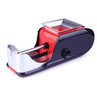 Electric Cigarette Rolling Machine-Automatic Cigarette Roller Tobacco Injector Mini Making Machine(Red)