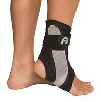 DJO 02TML AIRCAST A60 Ankle Support, Black, Left, Men Size 7.5-11.5, Women Size 9-13, Medium