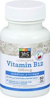 365 Everyday Value, Vitamin B12 500mcg Lozenges, Cherry Flavor, 50 ct