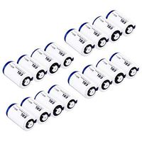 EBL CR2 Battery, CR2 Lithium Batteries 3V 800mAh Photo Battery with PTC Protection for Mini 25 Mini 50 Mini 50S Mini 55 Pivi MP-100 & SP-1- Silver, 16 Pack