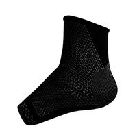 CapsA Ankle Brace for Men Women Pair Plantar Fasciitis Socks with Arch Support Compression Ankle Support Foot Sleeve for Achilles Tendon Support Swelling Causes Heel Pain Relief (Black, M)