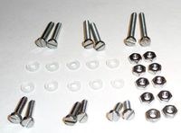 superlin Stainless Steel / Nylon Turntable Cartridge Headshell Hardware Screws 32 Piece