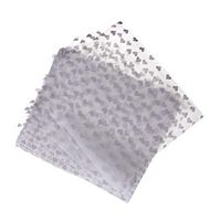 dailymall 50 Pcs Heart Design Candy Paper Food Wax Wrap Packaging Paper 22x25cm