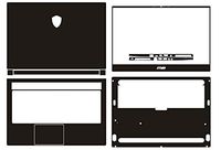 Special Laptop Black carbon fiber Vinyl Skin Stickers Cover Guard for 2018 release MSI GS65 15.6"