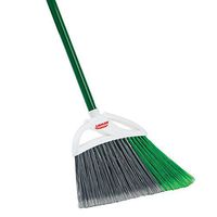 Libman Commercial 205 Large Precision Angle Broom, Steel Handle, 13" Wide, Green and White (Pack of 6)