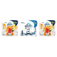 Glade PlugIns Refills Air Freshener Starter Kit, Plug In Air Freshener and Refills, Hawaiian Breeze, 2 Warmers + 6 Refills, 4.02 Fl. Oz, Pack of 6