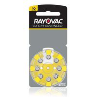 Rayovac Extra Advanced Hearing Aid Batteries, Size 10 (80 Total Batteries)