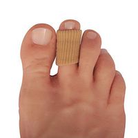 Dr Frederick’s Original Fabrigrip Toe Protectors - 2 Multiple-Use Pieces - Toe Covers to Prevent Blisters, Cushion Bunions, More - Small