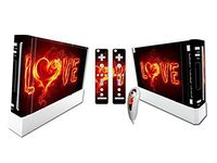 CSBC Skins Nintendo Wii Design Foils Faceplate Set - Love Design