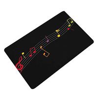 MG554zy0 Piano Keyboard Note Hallway Door Mat Entrance Floor Rug Non-slip Bathroom Carpet Piano Keyboard Note Hallway Door Mat 5#