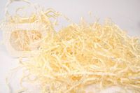 AmoreCreations - 7 Ounce Paper Shred Crinkle and Filler Paper Gift Wrap Supply (Ivory)