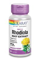 Solaray Super Rhodiola Root Extract 500 mg VCapsules, 60 Count