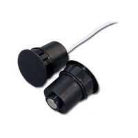 United Security 220-SP Steel Door Contact, 1", Black