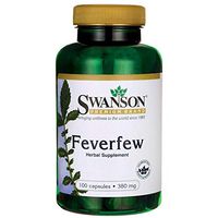 Swanson Feverfew 380 Milligrams 100 Capsules