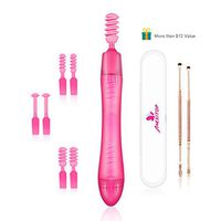Ear Cleaner – Mexitop Mini Spiral Ear Wax Removal Tool, 3 Types Upgraded Designed Tips, New Ear Pick System Improves Effect of Ear Removal Drop + Bonus Assistant Kit (More Than $12 Value), Rose Pink
