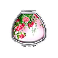 Luxcase Bouquet of Delicate Roses Custom Sector Silver Pill Box Pocket Medicine Tablet Holder Pill Decorative Case Wallet