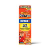 Delsym Children`s Liquid - Cough Plus Sore Throat Honey 4 oz