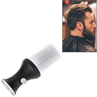 Putars Portable Multifunction Hair Cutting Neck Duster Brush for Hair Stylist Barber Cleaning Tool White