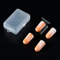 10 Pairs Bullet Head Shape Earplugs Anti-noise Earplugs Sleep Work Comfortable