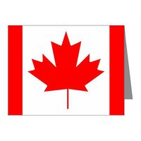 Note Card Canadian Canada Flag HD
