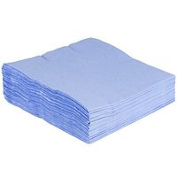 JAM PAPER Medium Lunch Napkins - 6 1/2 x 6 1/2 - Pastel Blue - 50/Pack