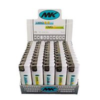 Classic MK Electronic Disposable Chat Lighters, Wholesale Pack Lot Assorted Lighter (50)