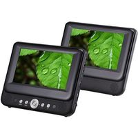 Sylvania 9-Inch Dual Screen Portable DVD Player with USB/SD Card Reader (Certified Refurbished)