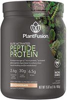 PlantFusion Elite Activated Peptide Protein Powder| Protein Supplement |Plant Based Vegan | 30g Protein| Supports Lean Muscle, Energy & Fat Burning | Non Whey | Chocolate 1 Pound