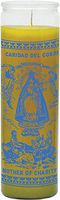 Indio Products Our Lady of Charity Yellow Candle - Silkscreen 1 Color 7 Day