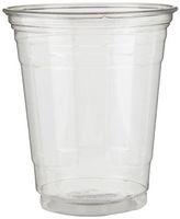 Dixie 14 oz. PETE Plastic Cup by GP PRO (Georgia-Pacific), Clear, CP1214, 1,000 Count (50 Cups Per Sleeve, 20 Sleeves Per Case)
