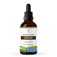 Onion Alcohol Liquid Extract, Organic Onion (Allium Cepa) Dried Bulb Tincture Supplement (4 FL OZ)