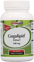 Vitacost Guggul Extract Featuring Gugulipid -- 500 Miligram - 100 Capsules