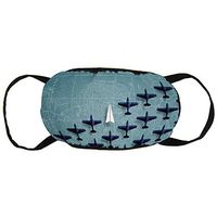 Soft Earloop Mouth Cover, Dustproof Pollenm Smog Mouth-Muffle with Adjustable Elastic Band - Windproof Airplane Half Face Mouth Cover