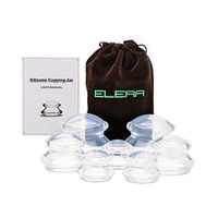 ELERA Massage Cupping Therapy Sets, (7 Cup) Professional Silicone Massager Tools for Joint Pain Relief, Self Silicone Massage Cups for Deep Muscle, Anti Cellulite, Body, Neck, Knee, Lymph, Facial
