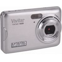 Vivitar ViviCam X029 10.1 MP 2.4-in Screen with 4x Zoom Digital Camera (Silver)