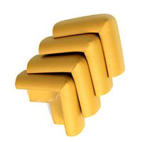 The Elixir Eco Green 4 pcs Thick Baby Safety Softener Table Edge Guard Protector/Corner Cushions, Mustard