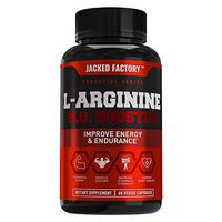 L Arginine 1500mg Patented Nitrosigine - Extra Strength L-Arginine Nitric Oxide (NO) Booster Pre Workout Supplement for Muscle Growth, Pumps, Vascularity, Energy - 60 Veggie Pills