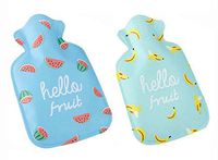 Set of 2 Mini Lovely Children's Cartoon Fruits Hot Water Bottle/Hand Warmer