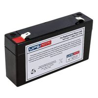 GE Security 60-914 Battery - Replacement UB613 Universal Sealed Lead Acid Battery (6V, 1.3Ah, 1300mAh, F1 Terminal, AGM, SLA)
